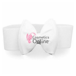 Centura eleganta din elastic cu  funda BLT060BB Alba - HandMade 